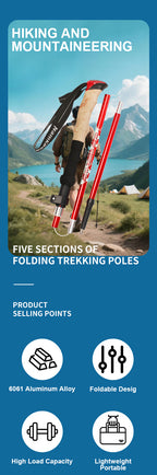 Ultralight Folding Trekking Poles