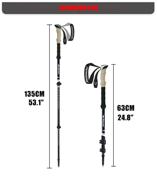 Ultralight Carbon Fiber Trekking Poles