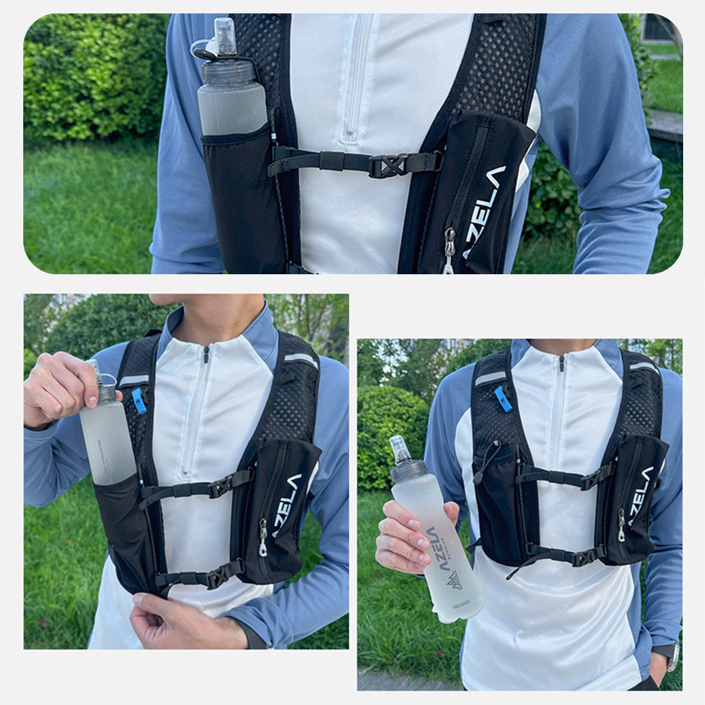 Portable Collapsible Soft Flask for Running Vests