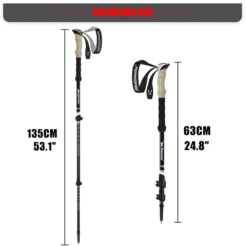 Ultralight Carbon Fiber Trekking Poles
