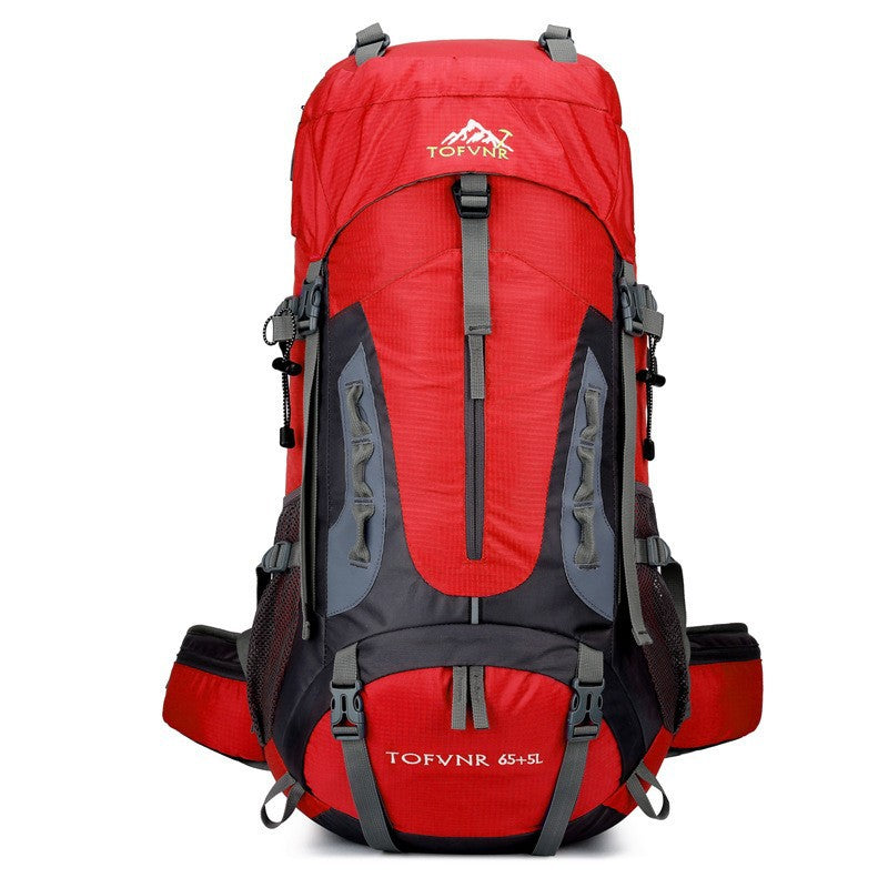 70L Expandable Hiking Backpack for Trekking & Travel