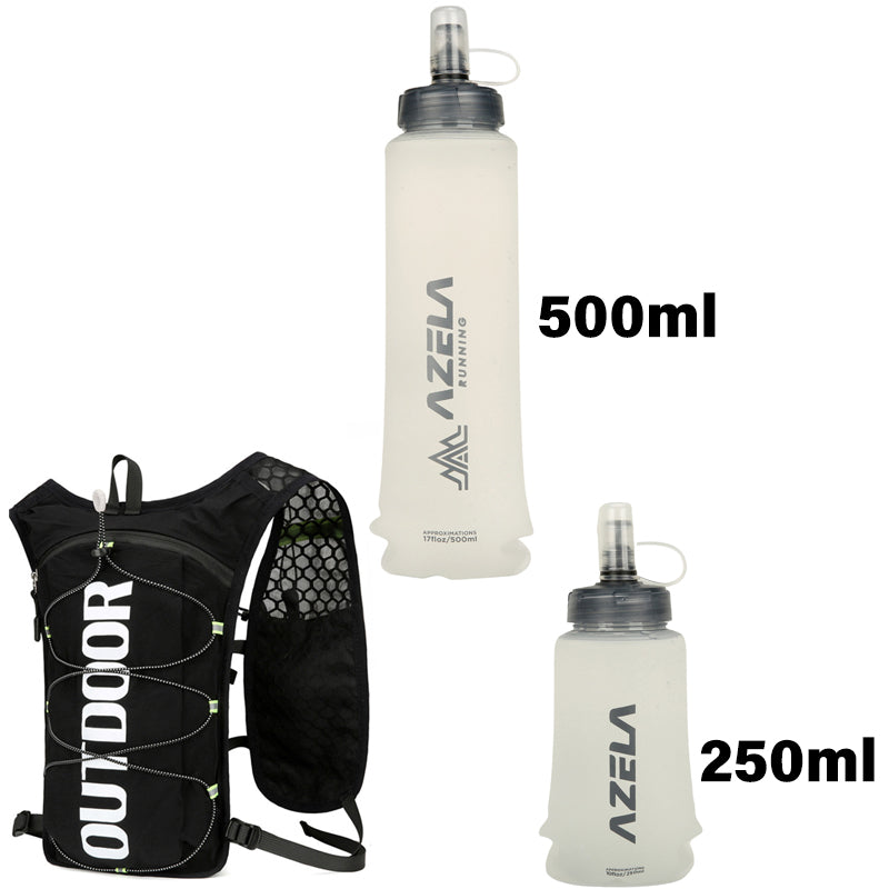 Portable Collapsible Soft Flask for Running Vests
