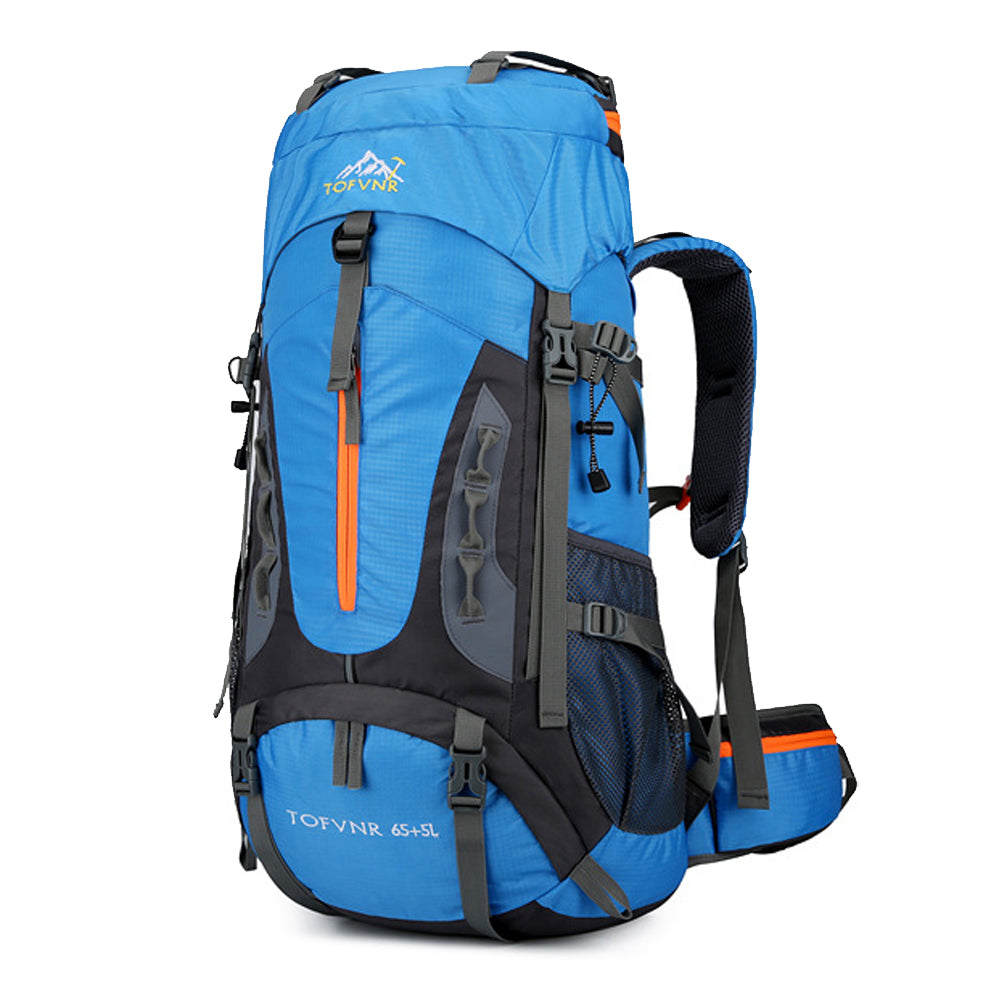 70L Expandable Hiking Backpack for Trekking & Travel